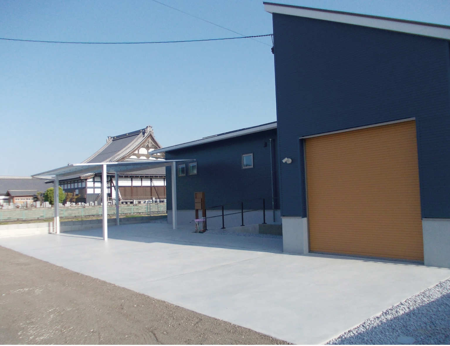 土間コンクリートが完全に乾燥しました