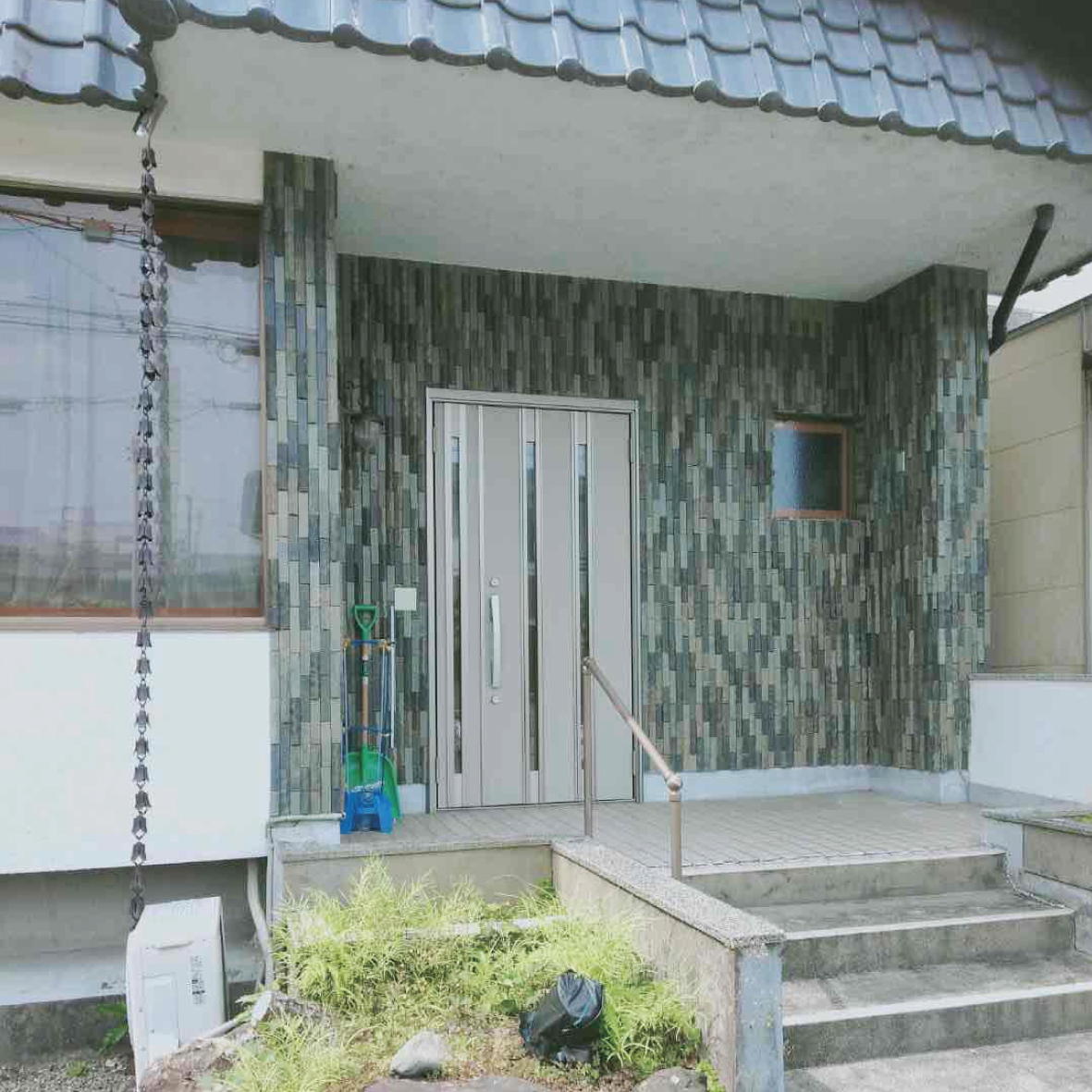 キレイに撤去されました
