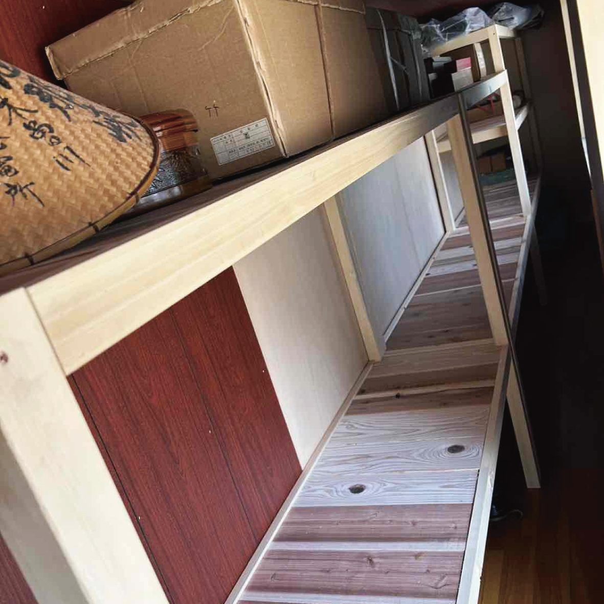 空間を活用できる物置を製作しました