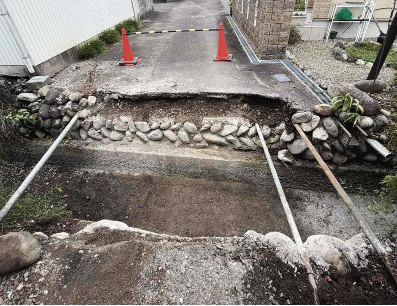 橋の撤去が完了しました